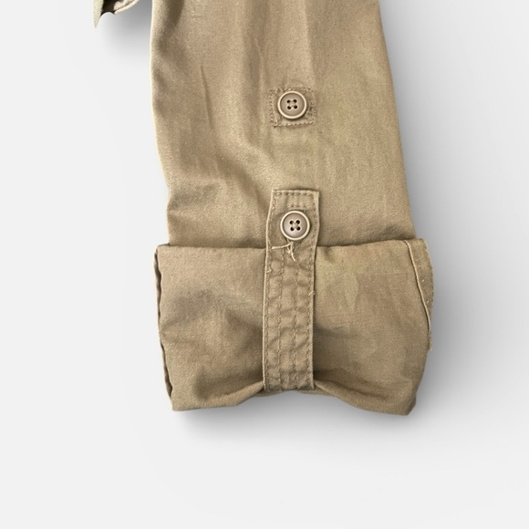 Jacob 100% Cotton Olive Green Field Jacket Women’s Size 9/10 Modern Utility - Picture 6 of 10